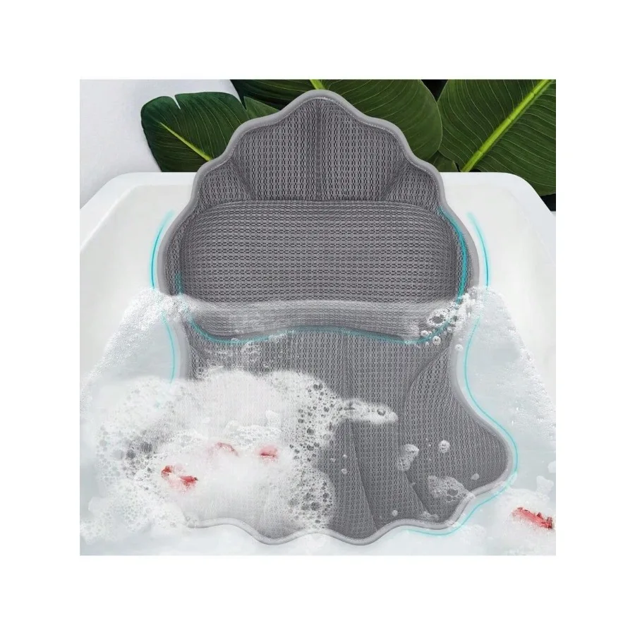 XAPY Bath Pillows For Tub Luxury Bath Pillow Soft 4d Mesh Batub Pillow With 6 Sucn Cups Ergonic Bath Tub Pillows For Head And N
XAPY Bath Pillows For Tub Luxury Bath Pillow Soft 4d Mesh Batub Pillow With 6 Sucn Cups Ergonic Bath Tub Pillows For Head And N