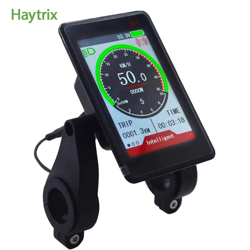 YTYIN Haytrix M7T Digital Bike Computer Color LCD Screen UART2 Speed Mileage Display Electric Bicycle Cycling Electronics Road B
YTYIN Haytrix M7T Digital Bike Computer Color LCD Screen UART2 Speed Mileage Display Electric Bicycle Cycling Electronics Road B