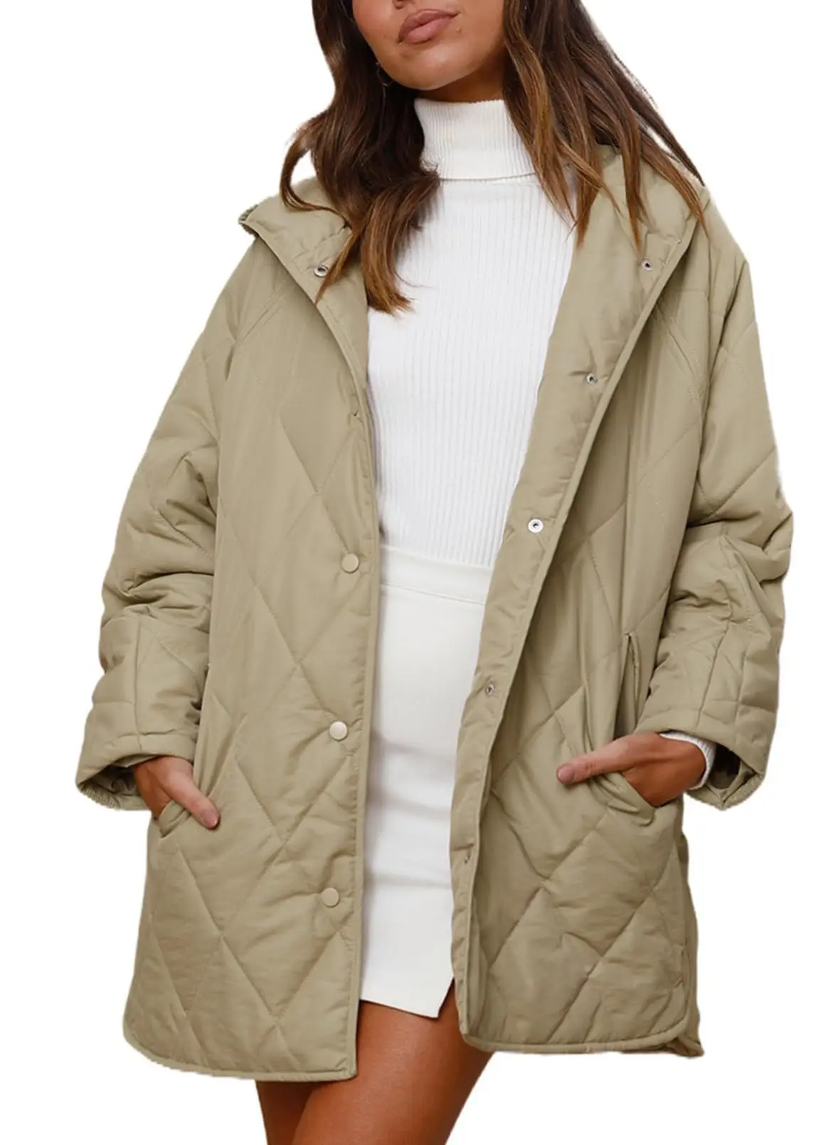 Autumn Fashion New Jacket Loose Hooded Button Long Sleeve Plaid Pocket Coat Casual Solid Color Top Elegant Warm Women Clothing
Autumn Fashion New Jacket Loose Hooded Button Long Sleeve Plaid Pocket Coat Casual Solid Color Top Elegant Warm Women Clothing