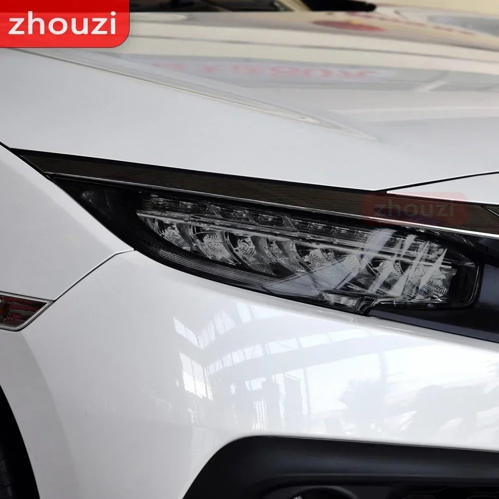 2pcs Car Headlight Protective Tint Film Smoke Black Vinyl Transparent TPU Transparent Sticker For Honda Civic 10th Gen 2016-2021
2pcs Car Headlight Protective Tint Film Smoke Black Vinyl Transparent TPU Transparent Sticker For Honda Civic 10th Gen 2016-2021