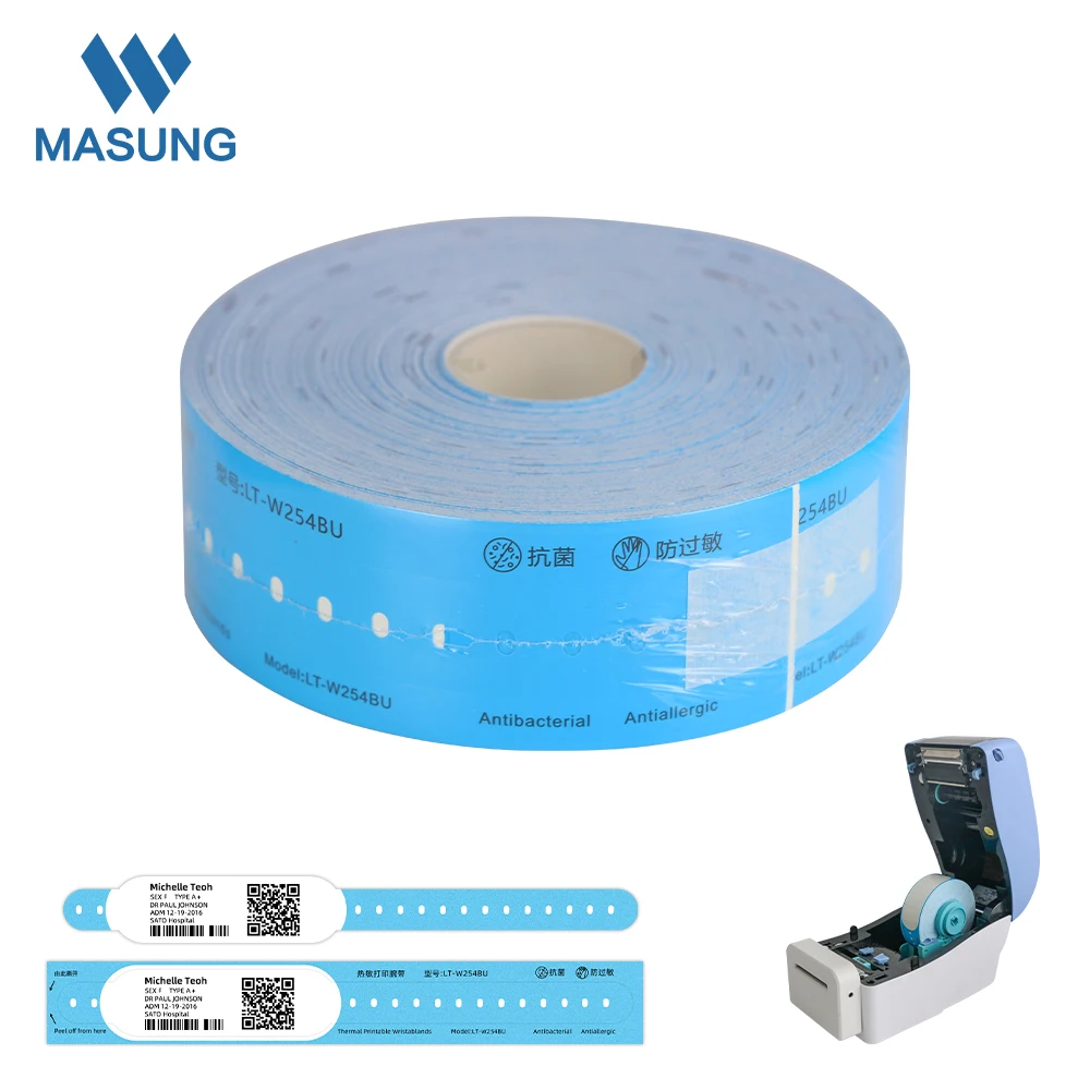 MASUNG Patient Identification Wristband Rolls Disposable Waterproof For Hospital Clinic Emergency Use
MASUNG Patient Identification Wristband Rolls Disposable Waterproof For Hospital Clinic Emergency Use