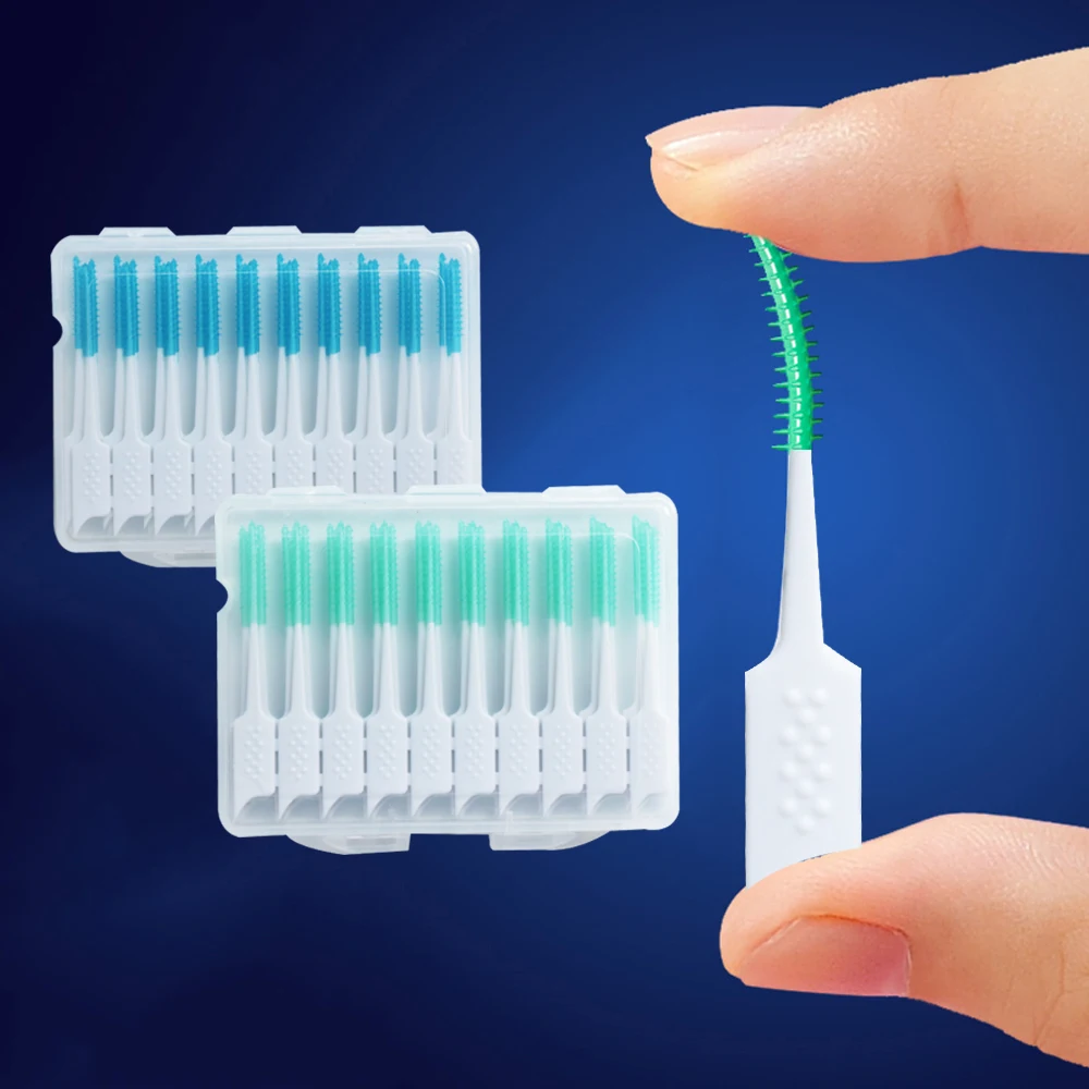 40Pcs Teeth Care Silicone Interdental Brushes Super Soft Dental Cleaning Brush Dental Floss Toothpicks Oral Tools
40Pcs Teeth Care Silicone Interdental Brushes Super Soft Dental Cleaning Brush Dental Floss Toothpicks Oral Tools