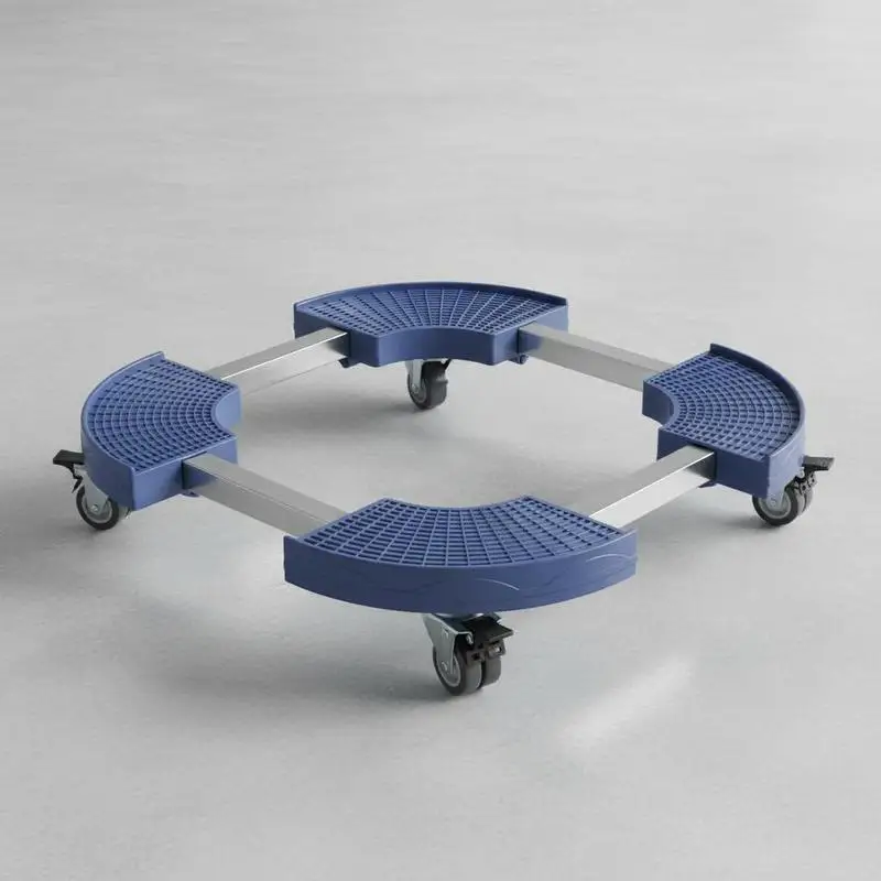 Garbage can trolley with 4 lockable wheels, load capacity 181.4 kg, waste bin dolly, adjustable from 380-580 mm, robust barrel trolley, plant trolley, multifunctional rolling cart, blue
Garbage can trolley with 4 lockable wheels, load capacity 181.4 kg, waste bin dolly, adjustable from 380-580 mm, robust barrel trolley, plant trolley, multifunctional rolling cart, blue