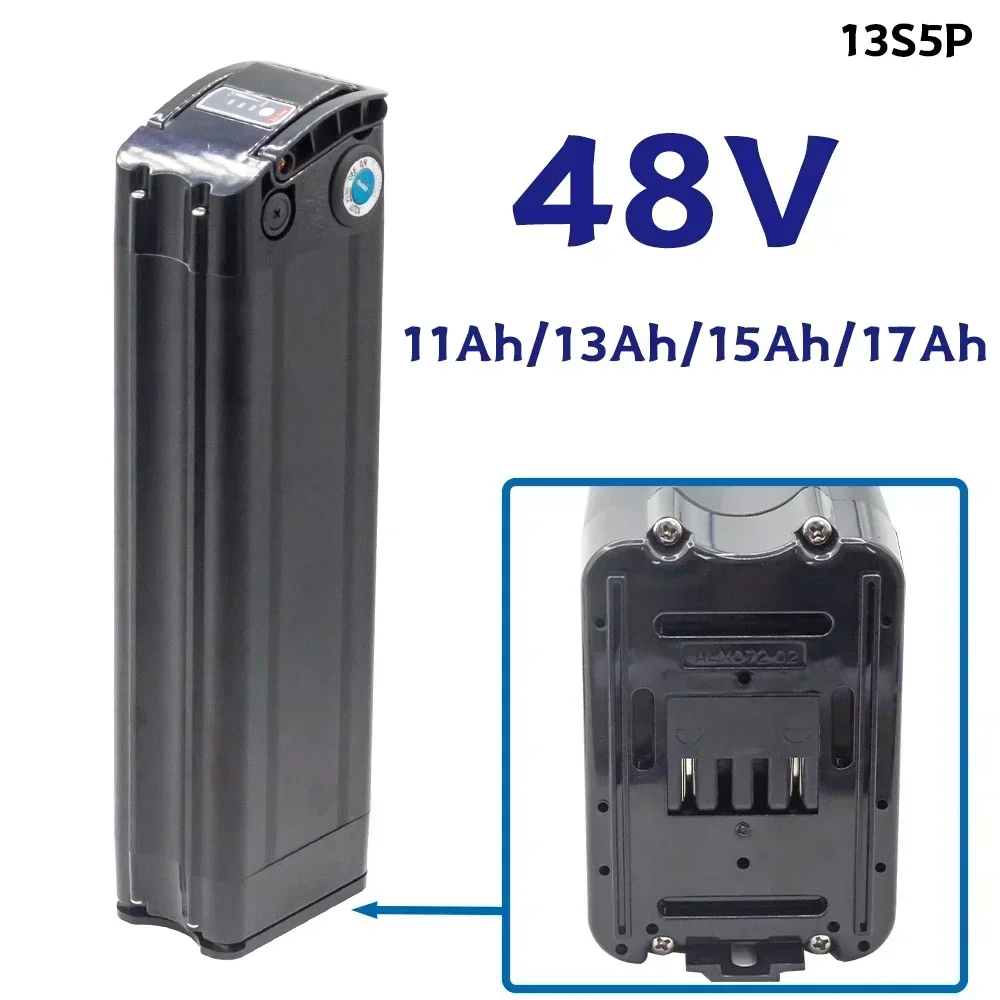 Silverfish Lithium Electric Bike 48V 11Ah 13Ah 15Ah 17Ah 800W 500W Lithium Ion Electric Bike Bicycle 18650 Battery Pack+ Charger
Silverfish Lithium Electric Bike 48V 11Ah 13Ah 15Ah 17Ah 800W 500W Lithium Ion Electric Bike Bicycle 18650 Battery Pack+ Charger