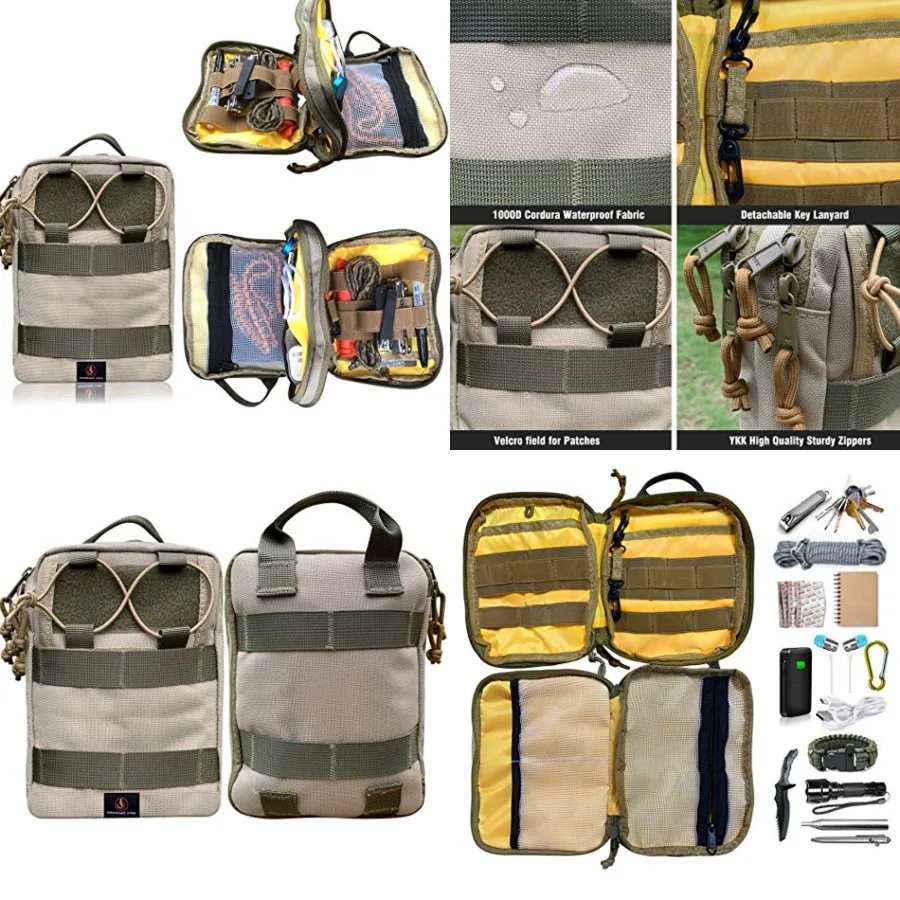 Ember Pro MOLLE EDC Utility Organizer Pouch is Small and Compact to Carry Knives, Flashlights, Pens, a Small notebook, EDC Gear
Ember Pro MOLLE EDC Utility Organizer Pouch is Small and Compact to Carry Knives, Flashlights, Pens, a Small notebook, EDC Gear