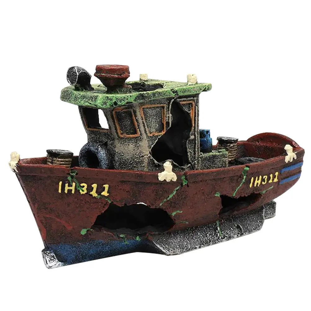 1Pcs Resin Craft Aquarium Fishing Boat Decor Fish Tank Ornament Landscape Artificial Aquarium Decoration Home Office Display
1Pcs Resin Craft Aquarium Fishing Boat Decor Fish Tank Ornament Landscape Artificial Aquarium Decoration Home Office Display