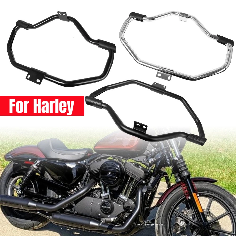 Mustache Engine Guard Crash Bar for Harley Sportster XL1200 Iron 883 X48 2004-2017, Motorcycle Highway Frame Protector Black
Mustache Engine Guard Crash Bar for Harley Sportster XL1200 Iron 883 X48 2004-2017, Motorcycle Highway Frame Protector Black