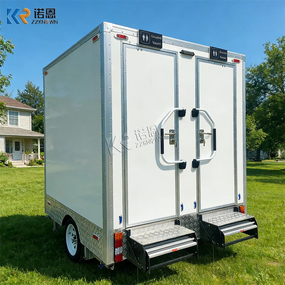 Portable Toilet Trailer Heavy Duty Mobile Bathroom Modern Self Contained Restroom Trailer For Construction Site
Portable Toilet Trailer Heavy Duty Mobile Bathroom Modern Self Contained Restroom Trailer For Construction Site