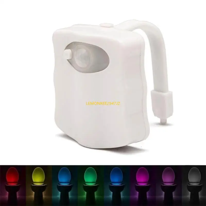 63HA Waterproof Toilet Night Light with Motion Detection ABS Texture for Bathroom
63HA Waterproof Toilet Night Light with Motion Detection ABS Texture for Bathroom