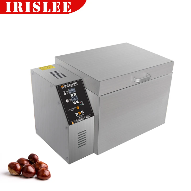 Stainless Steel Electric 2500W Nut Roaster Chestnut Coffee Bean Peanut Molen Seed Fry Fruit Walnut Roasting Machine
Stainless Steel Electric 2500W Nut Roaster Chestnut Coffee Bean Peanut Molen Seed Fry Fruit Walnut Roasting Machine