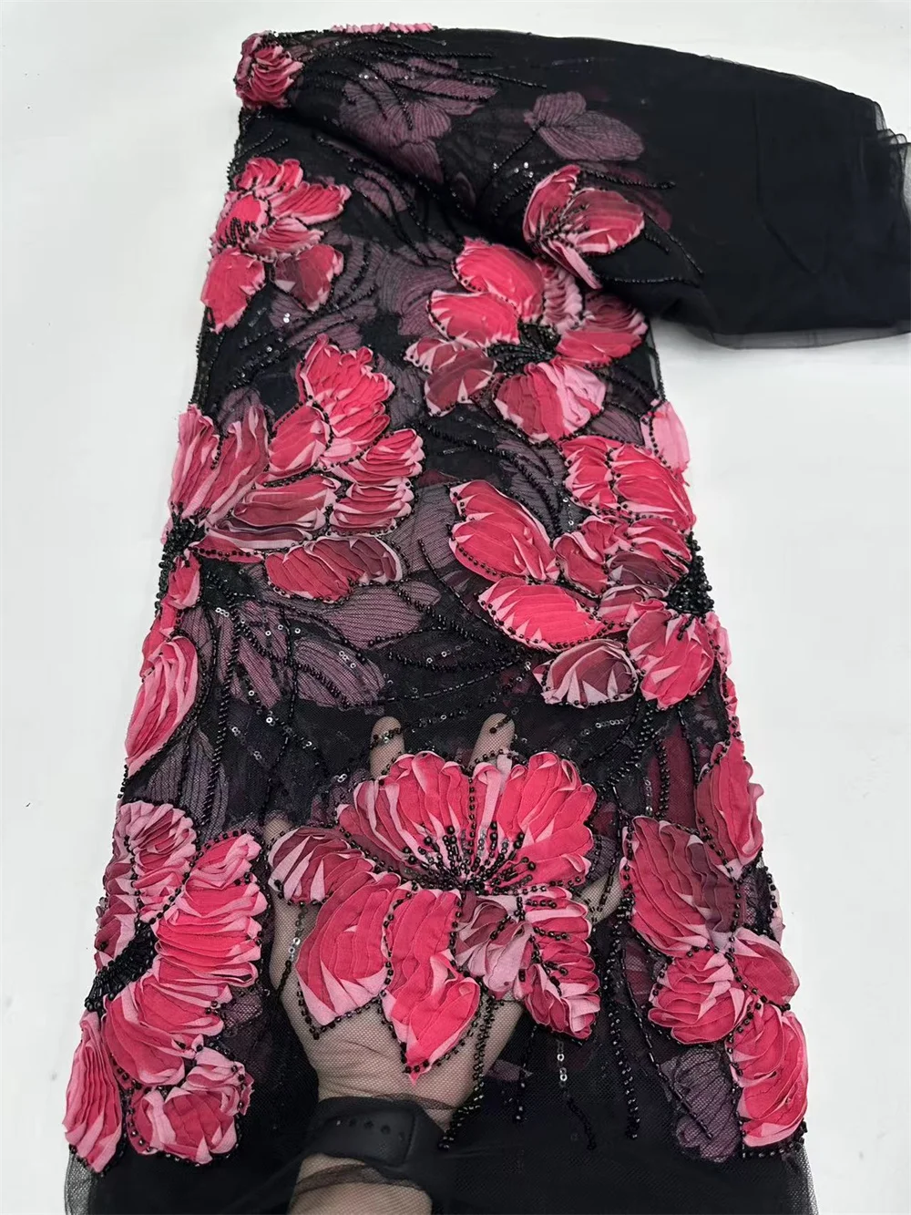 Зеленая, красная африканская 3D кружевная ткань с бисером, 2024, французская нигерийская сетчатая кружевная ткань с блестками для шитья женских вечерних платьев Hm54-1
Зеленая, красная африканская 3D кружевная ткань с бисером, 2024, французская нигерийская сетчатая кружевная ткань с блестками для шитья женских вечерних платьев Hm54-1