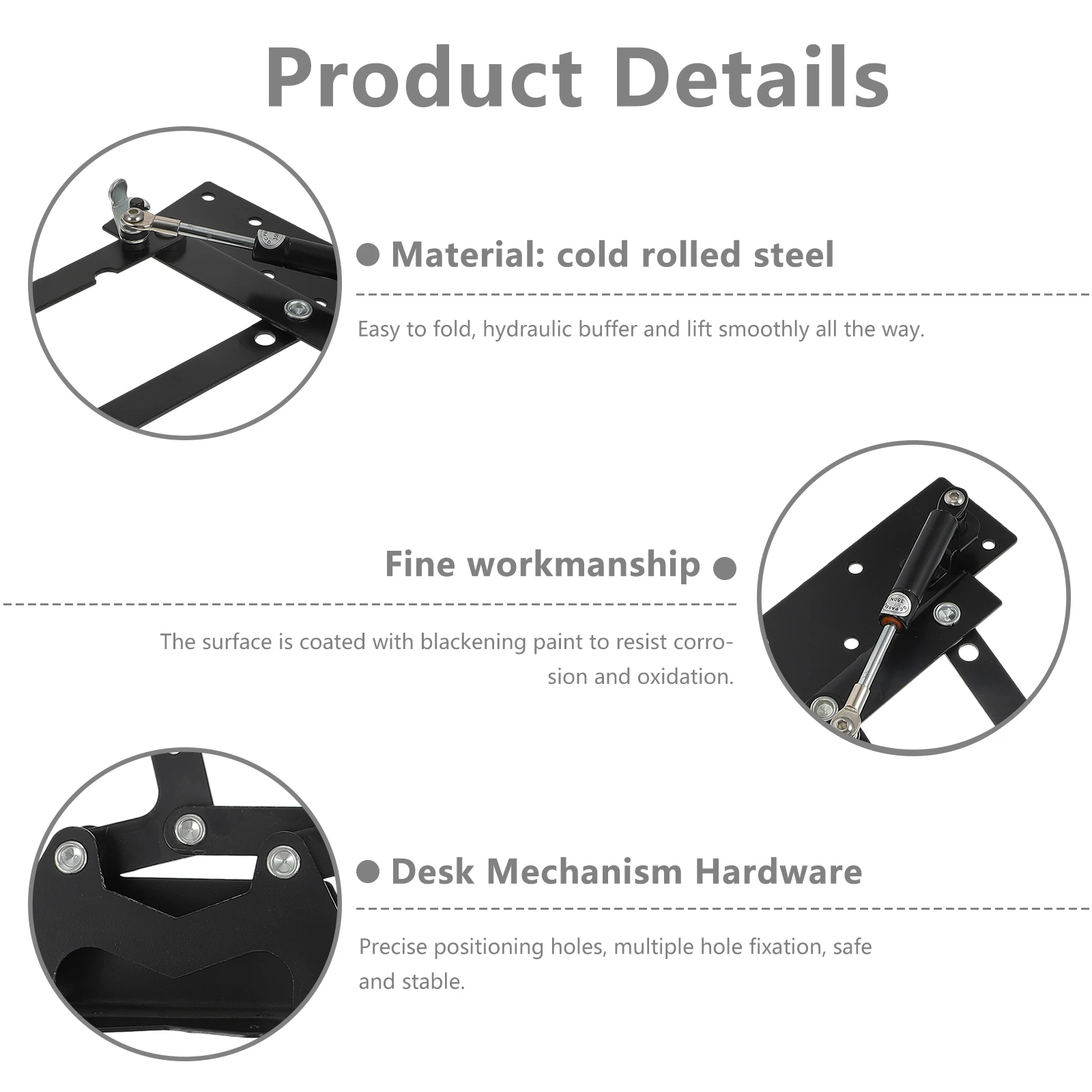 Lift Support Frame Furniture Lifting Desk Table Rack Coffee Folding Mechanism Black
Lift Support Frame Furniture Lifting Desk Table Rack Coffee Folding Mechanism Black