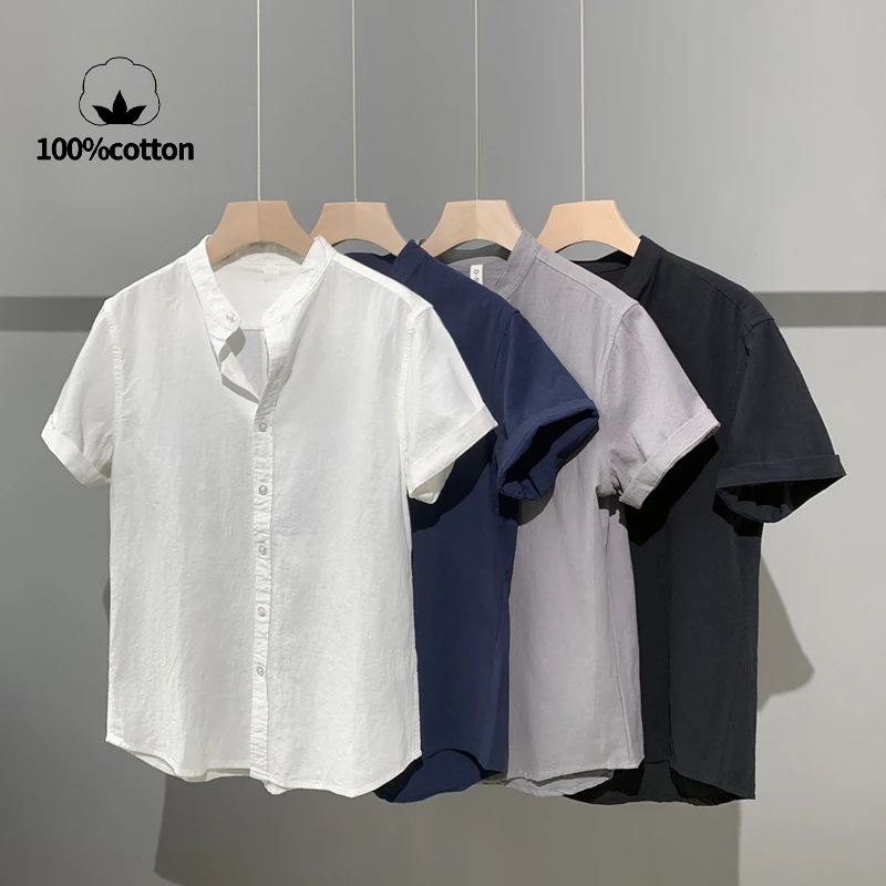 Men's Premium 100% Cotton Slim-Fit Shirt | Stand Collar, Breathable Fabric & European Tailored Elegance M-5XL
Men's Premium 100% Cotton Slim-Fit Shirt | Stand Collar, Breathable Fabric & European Tailored Elegance M-5XL