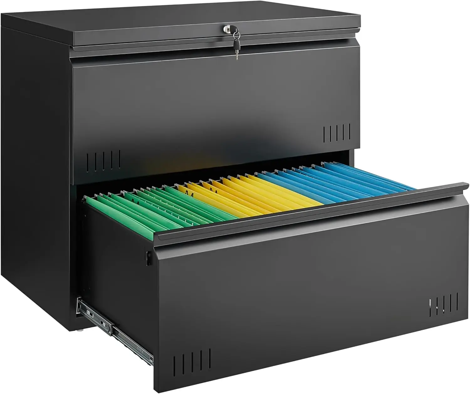Metal File Cabinet with Lock, 2 Drawer Lateral File Cabinets for Home Office, Printer Stand, Heavy Duty Office Storage Cabinet
Metal File Cabinet with Lock, 2 Drawer Lateral File Cabinets for Home Office, Printer Stand, Heavy Duty Office Storage Cabinet