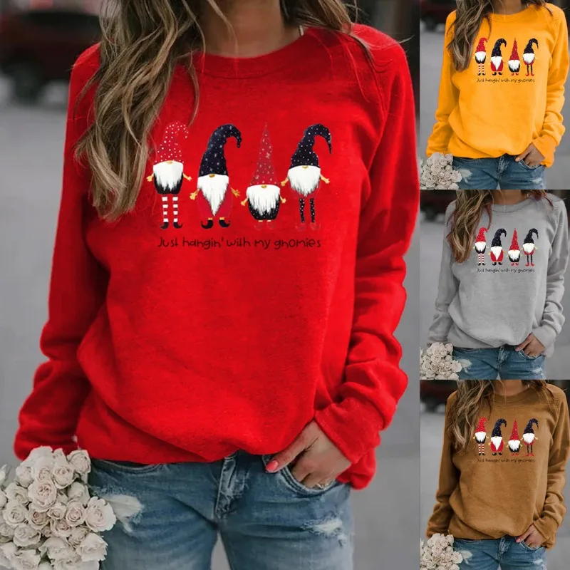 Europe and The United States Christmas New Crew-neck Long-sleeved Pullover Casual Printed Fleece Hoodie Sweatshirt Sweatshirts
Europe and The United States Christmas New Crew-neck Long-sleeved Pullover Casual Printed Fleece Hoodie Sweatshirt Sweatshirts