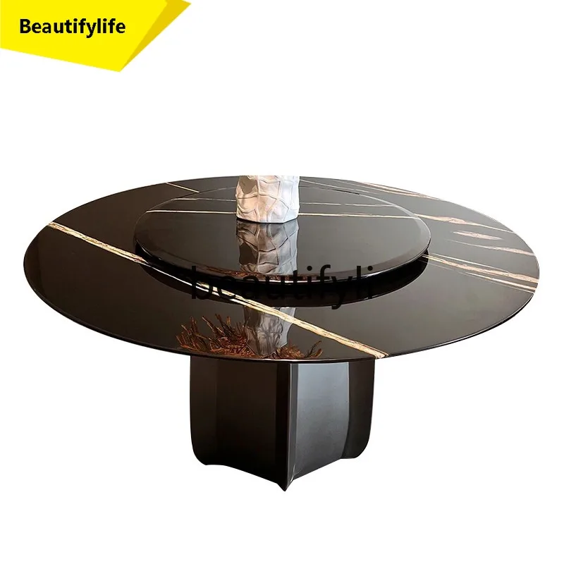 6239 Marble Round Dining Table Living Room Modern Minimalist High-end Dining Table Villa Furniture
6239 Marble Round Dining Table Living Room Modern Minimalist High-end Dining Table Villa Furniture