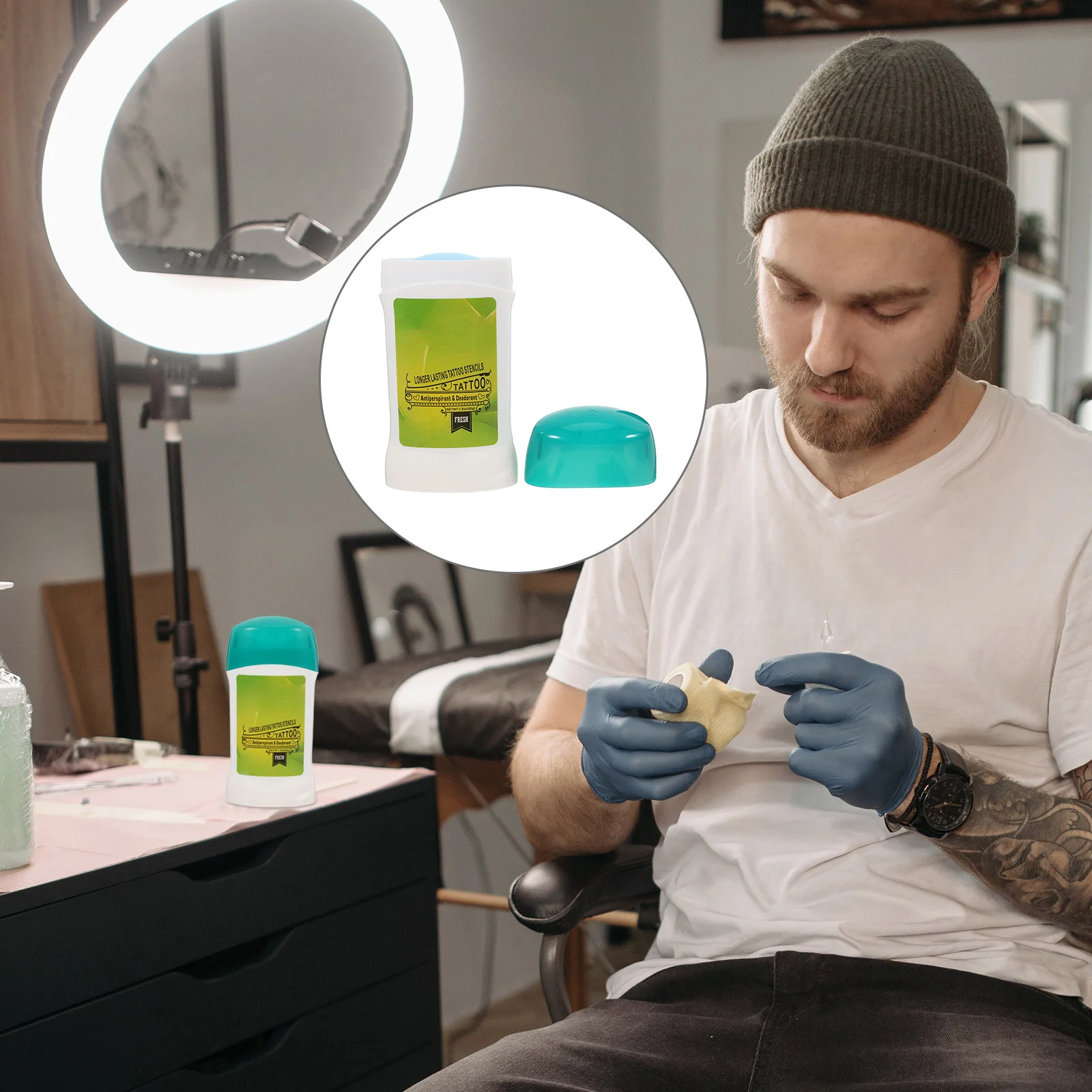 Transfer Paste Tattoo Stencil Gel for Beginners Tattooing Supplies Template Applicator Stick
Transfer Paste Tattoo Stencil Gel for Beginners Tattooing Supplies Template Applicator Stick