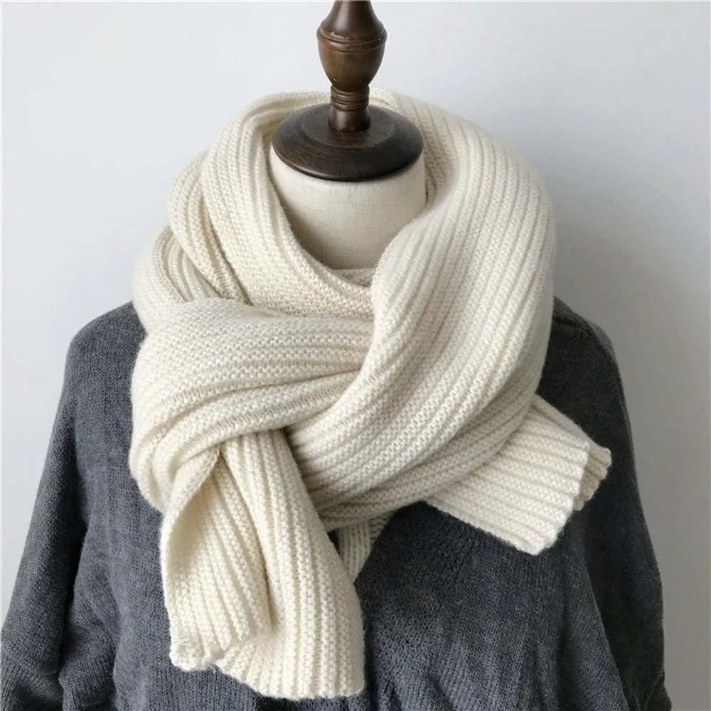 Gifts Acrylic Fibers Knitting Wool Scarf Polyester Solid Color Long Thickened Neckscarf Soft Spandex Winter Warmer Scarf Men
Gifts Acrylic Fibers Knitting Wool Scarf Polyester Solid Color Long Thickened Neckscarf Soft Spandex Winter Warmer Scarf Men