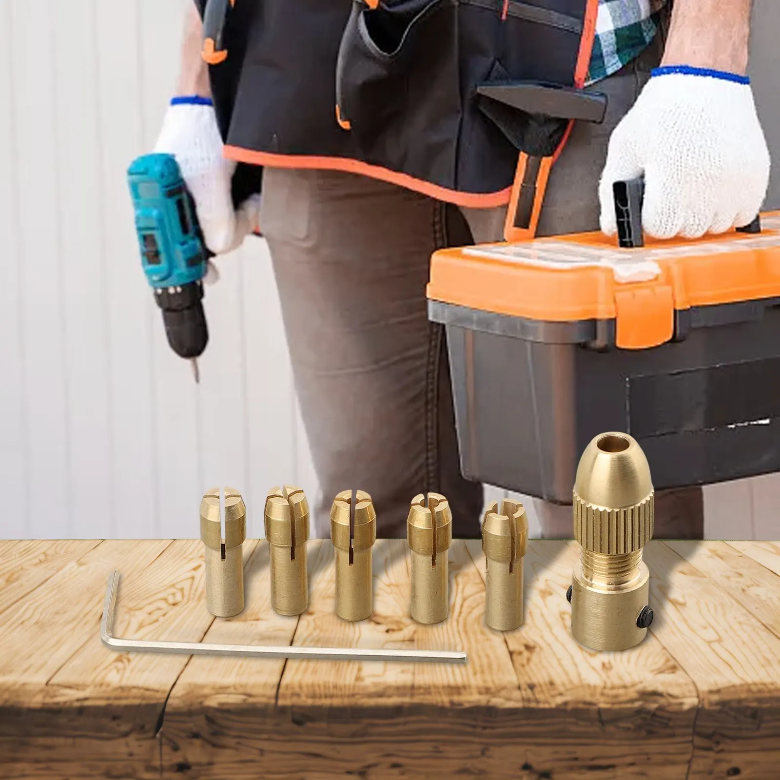 Accessories Electric Drill Bit Kit Drill Collet Size 0.5mm-3mm 1*Handle 1* Electric Grinder Cap Brass Chuck Tail Diameter: 2mm
Accessories Electric Drill Bit Kit Drill Collet Size 0.5mm-3mm 1*Handle 1* Electric Grinder Cap Brass Chuck Tail Diameter: 2mm