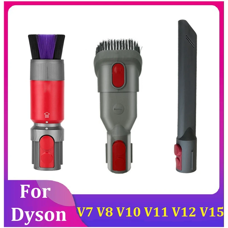 Для пылесоса Dyson V7 V8 V10 V11 V12 V15, мягкая щетка для бесследного удаления пыли + 2 в 1 щетка + плоская всасывающая головка, аксессуары, детали
Для пылесоса Dyson V7 V8 V10 V11 V12 V15, мягкая щетка для бесследного удаления пыли + 2 в 1 щетка + плоская всасывающая головка, аксессуары, детали