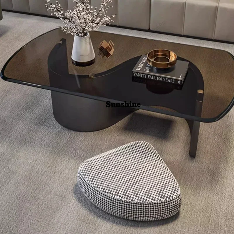 Tempered glass coffee table rectangle Living room lounge center Sedentary table Luxury Decor Service modern Interior furniture
Tempered glass coffee table rectangle Living room lounge center Sedentary table Luxury Decor Service modern Interior furniture