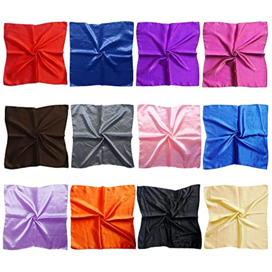 12 Mixe esigns Small Square Satin Womens Neck Hea Scarf Scarves unle
12 Mixe esigns Small Square Satin Womens Neck Hea Scarf Scarves unle