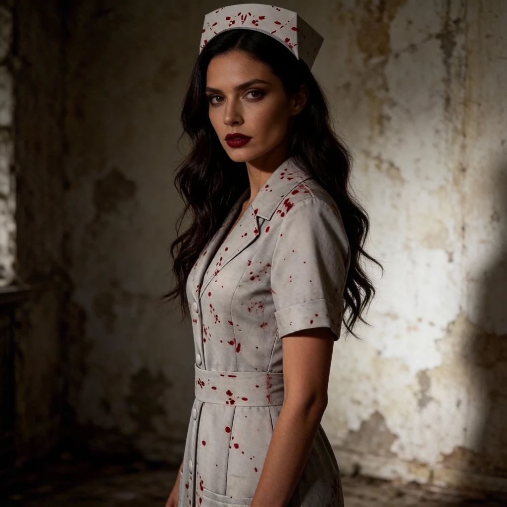 3Pcs Silent Hill Nurse Cosplay Costume, dark retro style with broken zombie design, ideal for horror role play and Halloween
3Pcs Silent Hill Nurse Cosplay Costume, dark retro style with broken zombie design, ideal for horror role play and Halloween