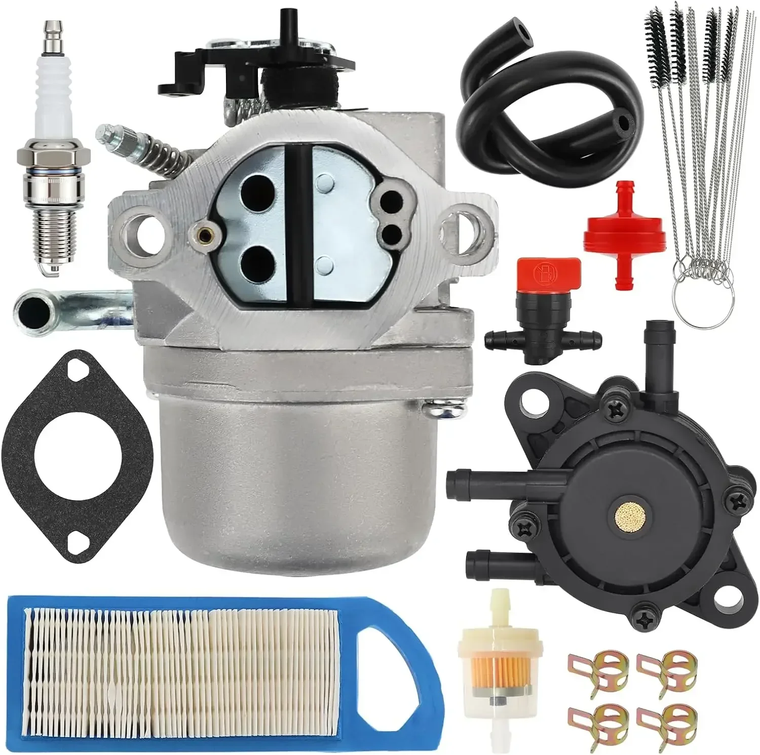 590399 796077 Carburetor Compatible with Briggs & Stratton 21A902 21A907 Series Engines Carb with Fuel Line Mounting Gasket Kit
590399 796077 Carburetor Compatible with Briggs & Stratton 21A902 21A907 Series Engines Carb with Fuel Line Mounting Gasket Kit