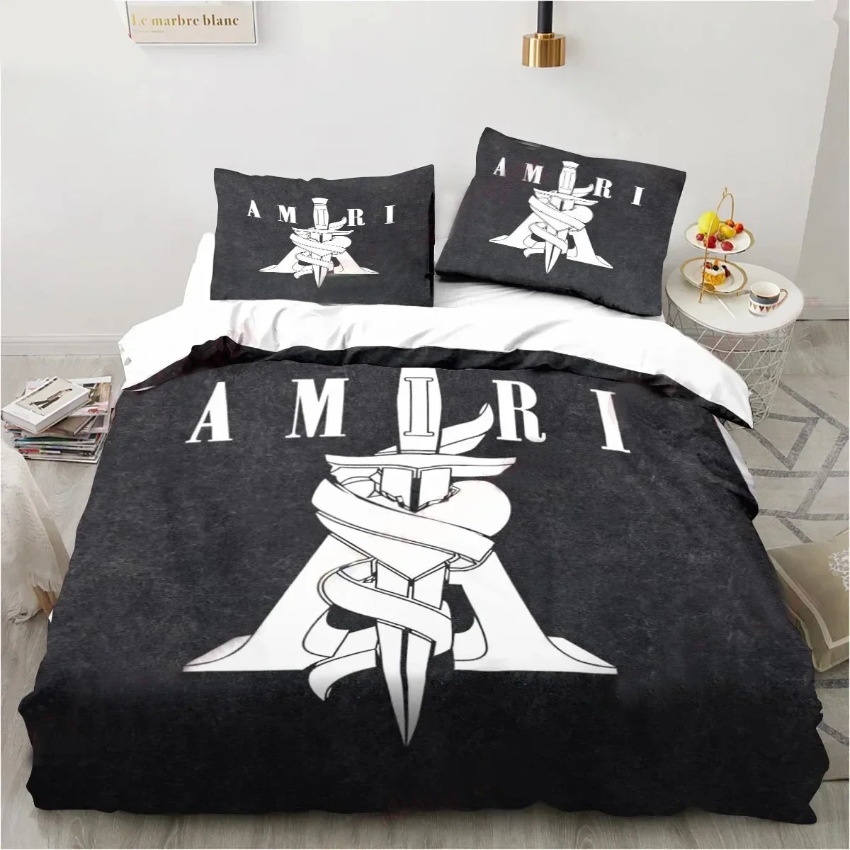 3PCS Single-sided Printed QuiltCover AmiriGraffiti Printed Bedding Sets Comfortable BedspreadsComforterDuvet Luxury BirthdayGift
3PCS Single-sided Printed QuiltCover AmiriGraffiti Printed Bedding Sets Comfortable BedspreadsComforterDuvet Luxury BirthdayGift