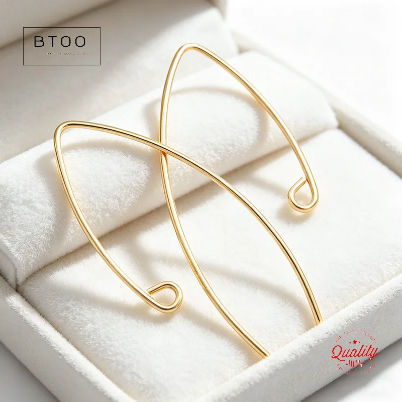 14K Gold Filled Sparkle V Shape Ear Wire .030" (.76mm) Gold Ear Wire for Jewelry Making Handmde DIY Earrings Accessories
14K Gold Filled Sparkle V Shape Ear Wire .030" (.76mm) Gold Ear Wire for Jewelry Making Handmde DIY Earrings Accessories