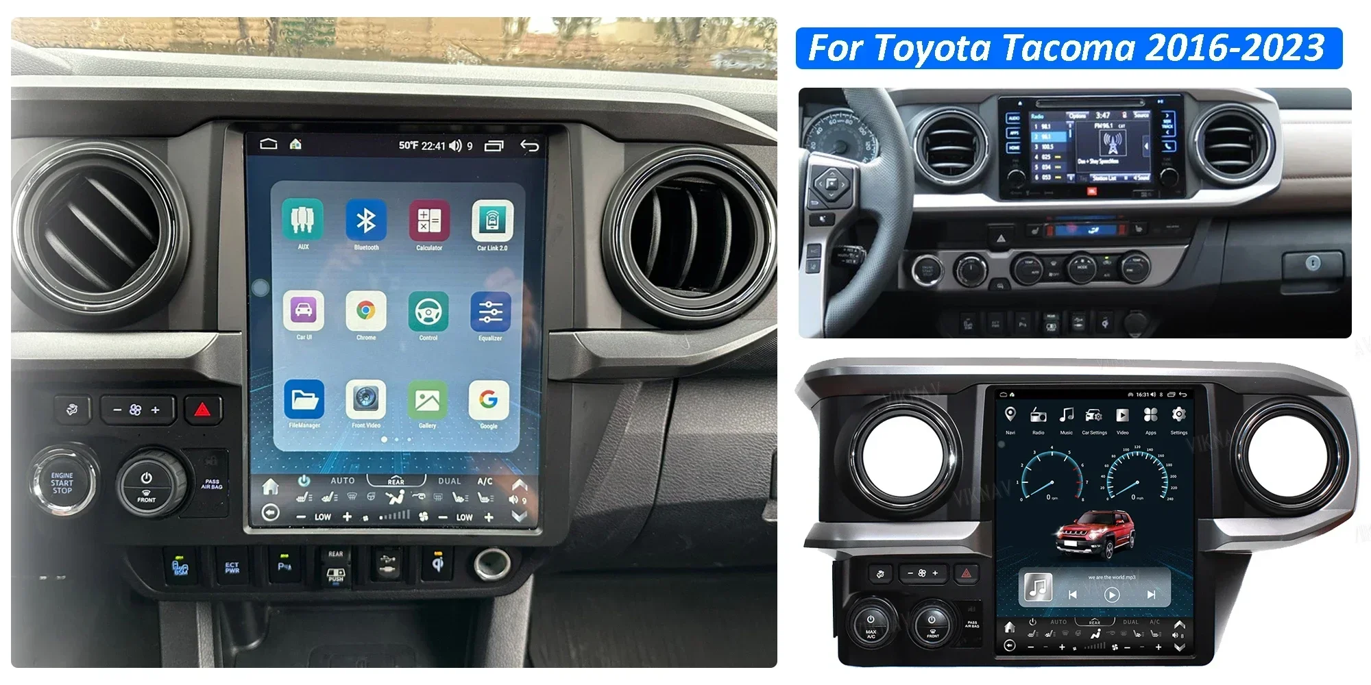 12,1-дюймовый Android 13 для Toyota Tacoma 2015-2023, автомобильный радиоприемник, 2Din, стереоприемник, авторадио, мультимедийный плеер, GPS Navi, экран головного устройства
12,1-дюймовый Android 13 для Toyota Tacoma 2015-2023, автомобильный радиоприемник, 2Din, стереоприемник, авторадио, мультимедийный плеер, GPS Navi, экран головного устройства