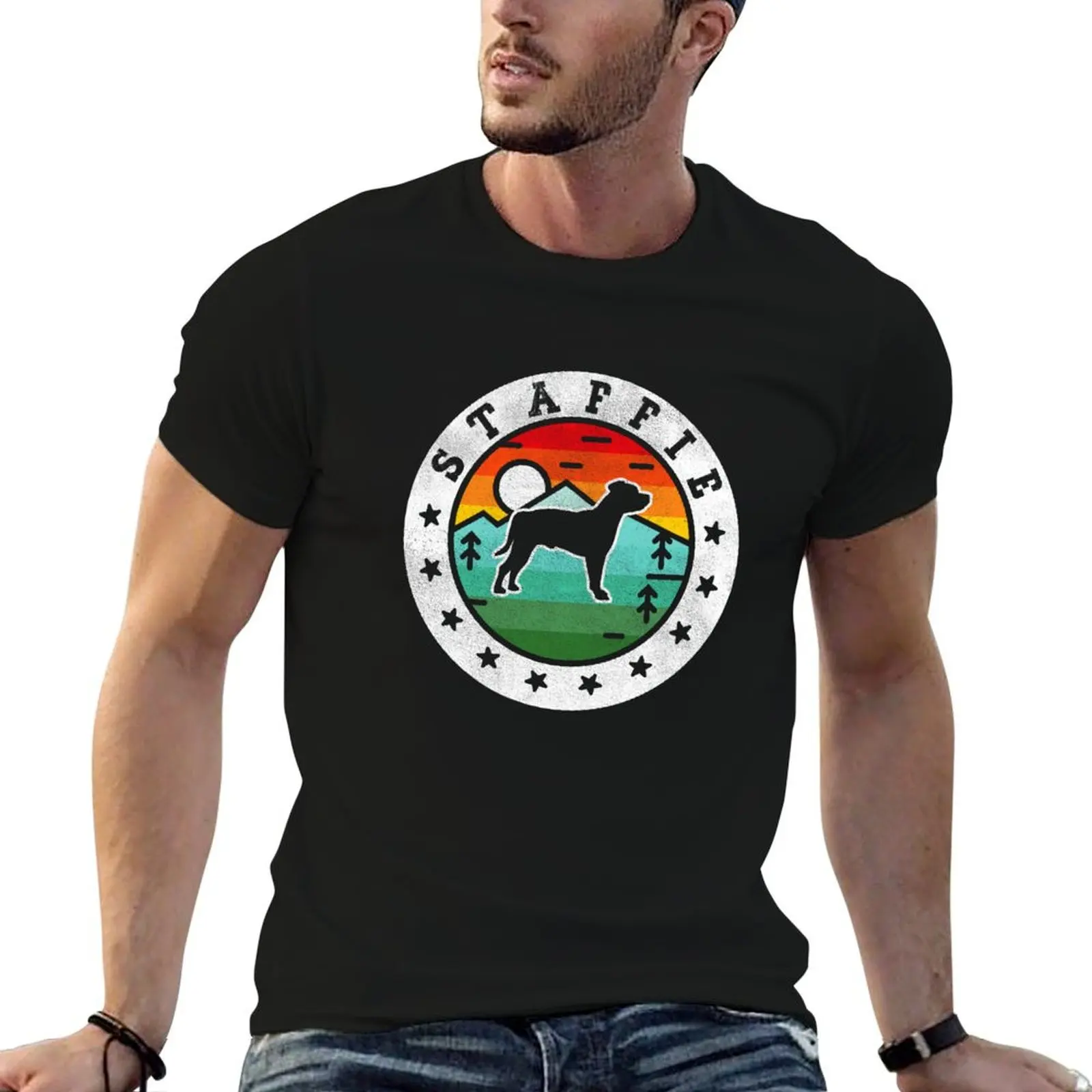 Staffie Dog Summer Vintage T-Shirt man t shirt luxury designer cute clothes plain t shirts for men pack
Staffie Dog Summer Vintage T-Shirt man t shirt luxury designer cute clothes plain t shirts for men pack
