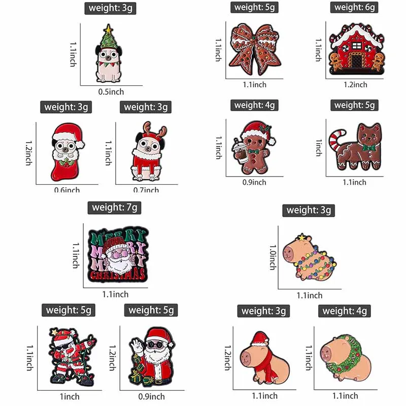 1-3Pcs/Set Christmas Santa Claus Sled Dog Series Enamel Pins Christmas Magic Castle Gingerbread Doll Brooches Badge Jewelry Gift
1-3Pcs/Set Christmas Santa Claus Sled Dog Series Enamel Pins Christmas Magic Castle Gingerbread Doll Brooches Badge Jewelry Gift