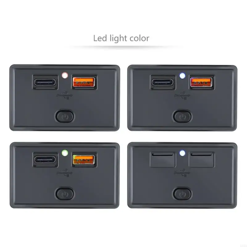462A Dual USB Car Socket 12/24V Phone Outlet Power Adapter with for Motorbike Boat Marine Truck ATV for Ca
462A Dual USB Car Socket 12/24V Phone Outlet Power Adapter with for Motorbike Boat Marine Truck ATV for Ca