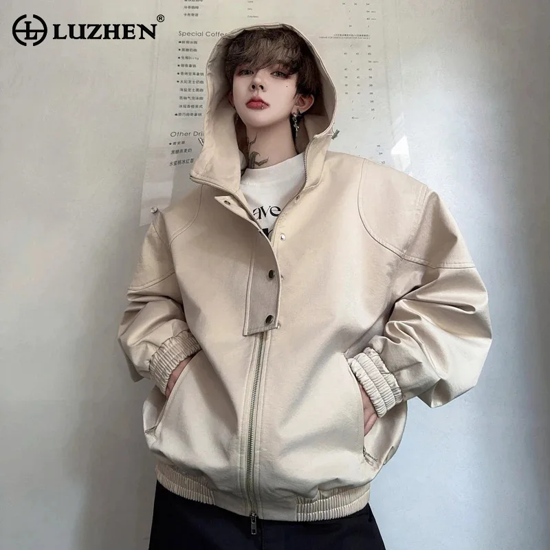 LUZHEN 2025 осенняя новая оригинальная куртка с капюшоном и эластичной резинкой на талии, мужская модная однотонная нишевая дизайнерская одежда высокого качества JY4237
LUZHEN 2025 осенняя новая оригинальная куртка с капюшоном и эластичной резинкой на талии, мужская модная однотонная нишевая дизайнерская одежда высокого качества JY4237