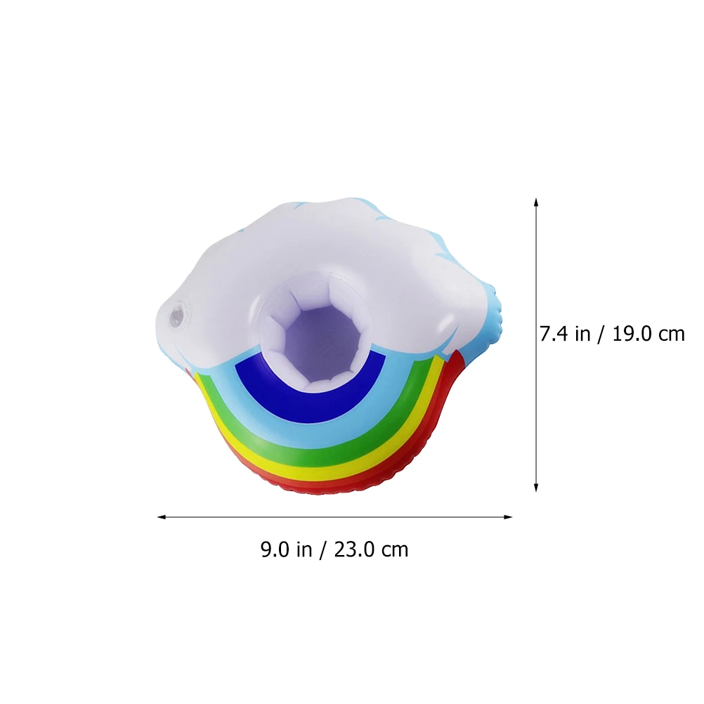 4Pcs Inflatable Drink Floats Floating Rainbow Pool Swimming Drink Holder Pool Party Supplies Inflatable
4Pcs Inflatable Drink Floats Floating Rainbow Pool Swimming Drink Holder Pool Party Supplies Inflatable