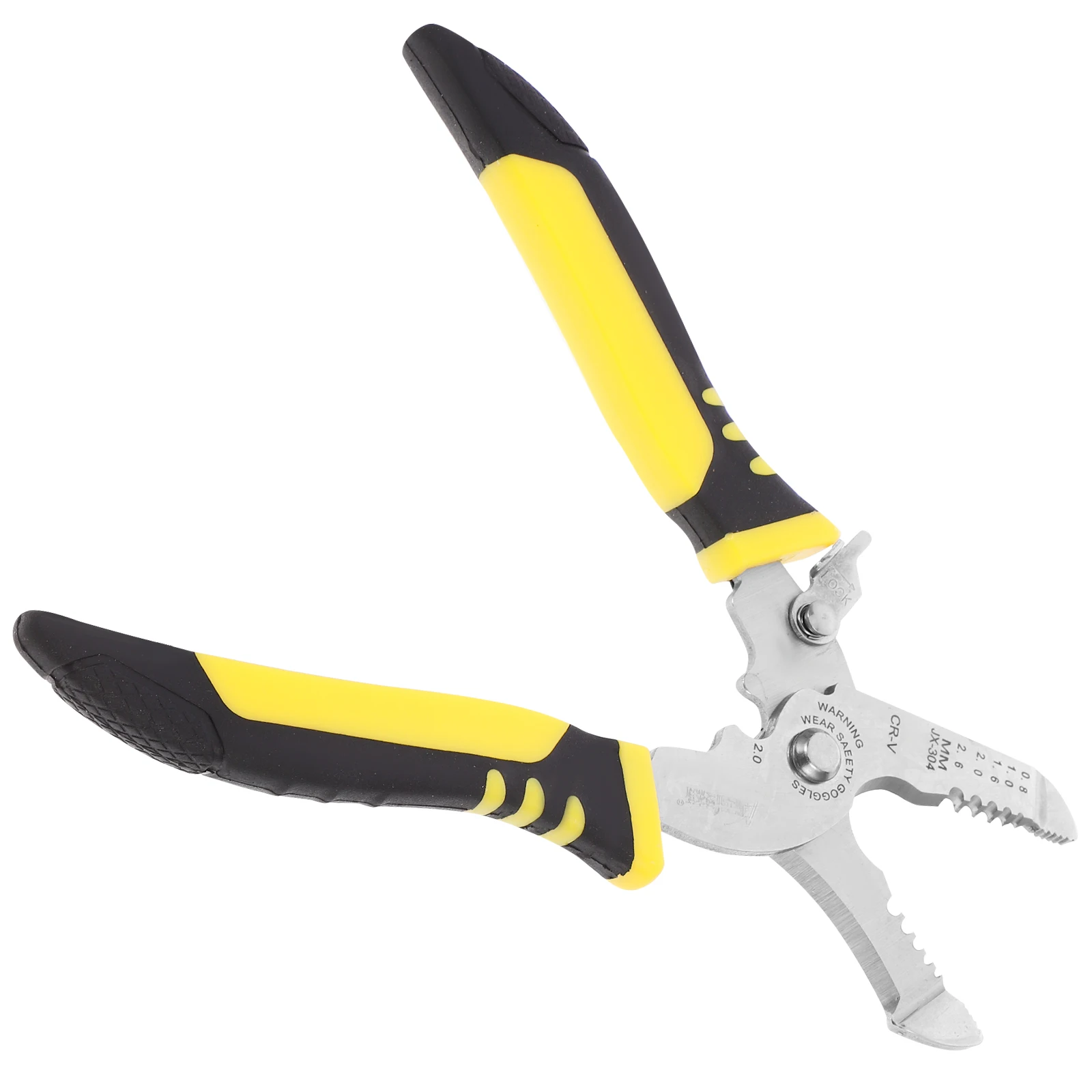 1Pcs Home Multifunction Wire Stripper Cable Cutter Stainless Steel Durable Ergonomic Handle Safety Lock Electrician Wire Pliers 
1Pcs Home Multifunction Wire Stripper Cable Cutter Stainless Steel Durable Ergonomic Handle Safety Lock Electrician Wire Pliers