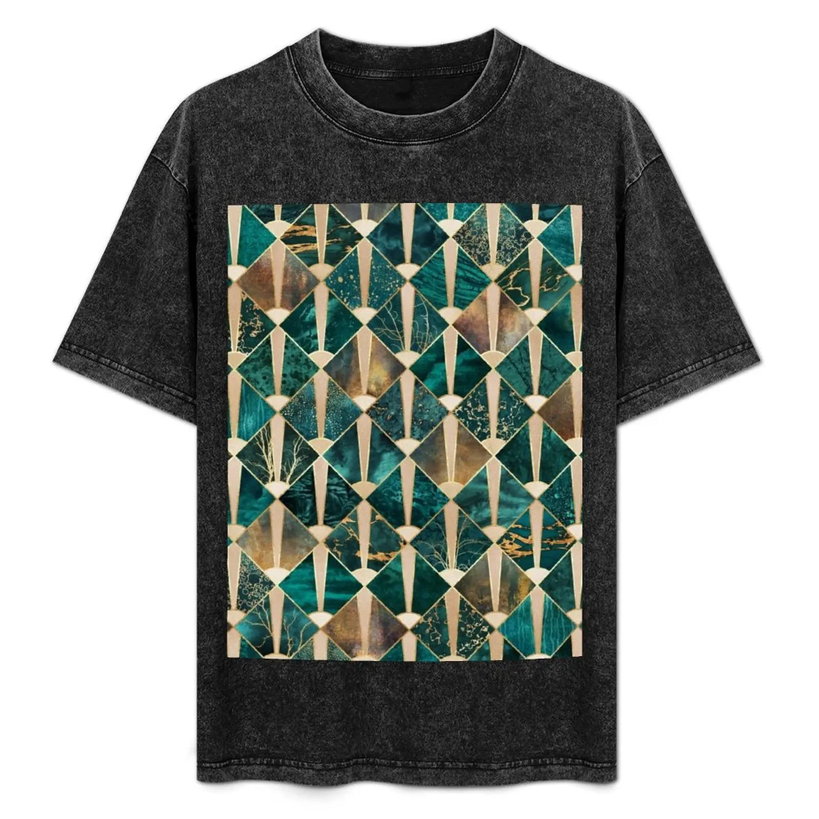 Art Deco Tiles - Ocean T-Shirt Active Wear Sports T-Shirt for Men
Art Deco Tiles - Ocean T-Shirt Active Wear Sports T-Shirt for Men