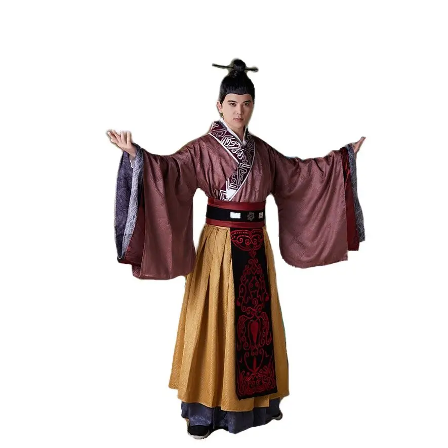 Ancient Chinese Male Hanfu embroidered Han Dynasty Emperor General clothing film TV cosplay costme Drama Film TV stage wear
Ancient Chinese Male Hanfu embroidered Han Dynasty Emperor General clothing film TV cosplay costme Drama Film TV stage wear
