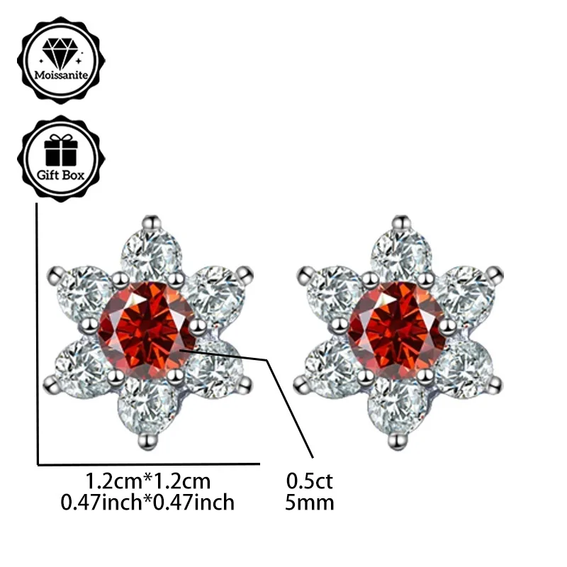 LAMVOICE jewelry for women/stud earrings with 1 carat moissanite Hypoallergenic earrings christmas gift high quality jewelry
LAMVOICE jewelry for women/stud earrings with 1 carat moissanite Hypoallergenic earrings christmas gift high quality jewelry