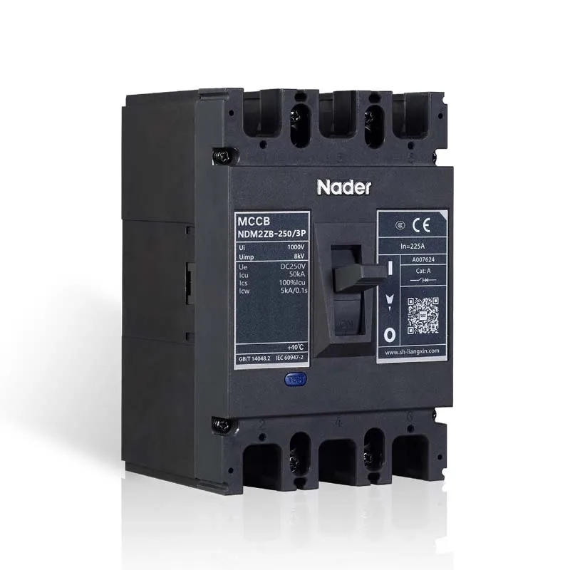 Nader NDM2ZB-250 Comprehensive Protection DC Molded Case Circuit Breaker with Plastic Enclosure
Nader NDM2ZB-250 Comprehensive Protection DC Molded Case Circuit Breaker with Plastic Enclosure
