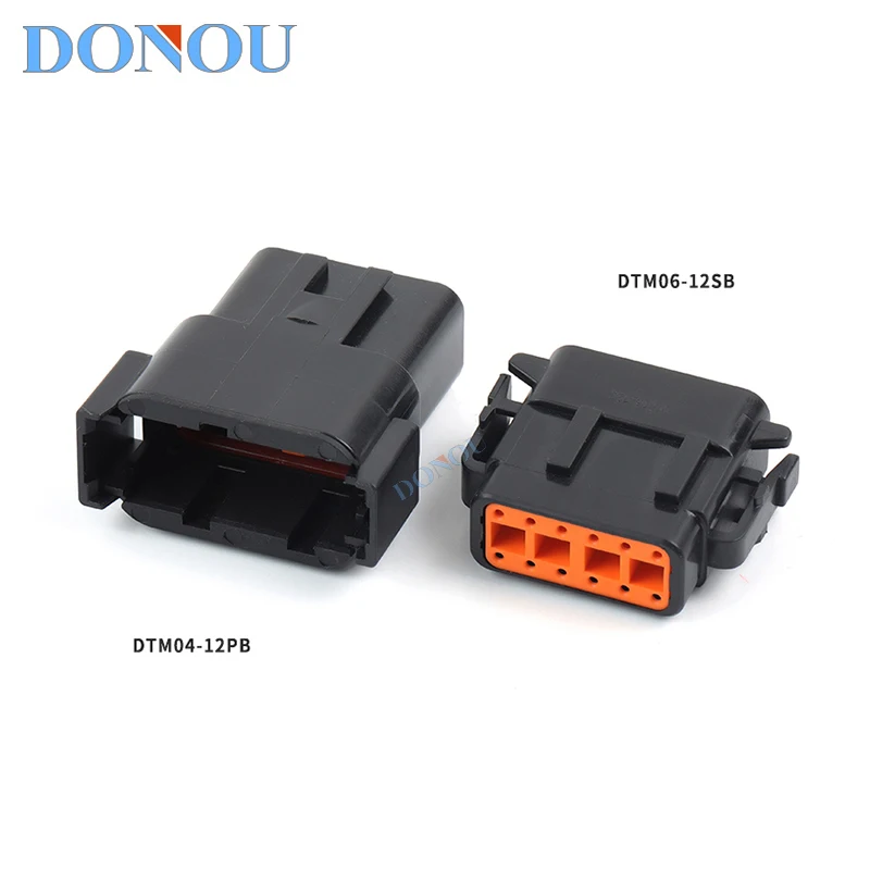 DTM06-12SB/DTM04-12PB Engineering waterproof connector Male/Female connector 12-hole wiring harness plug
DTM06-12SB/DTM04-12PB Engineering waterproof connector Male/Female connector 12-hole wiring harness plug