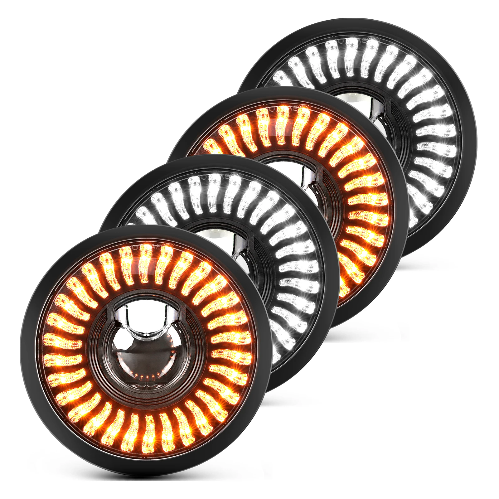 5.75" 5-3/4 inch Round LED Headlights for BMW/Ford /Dodge/Benz/Opel/LOTUS/JAGUAR/Chevrolet/GMC/Rover/Peugeot/SEAT (4pcs)
5.75" 5-3/4 inch Round LED Headlights for BMW/Ford /Dodge/Benz/Opel/LOTUS/JAGUAR/Chevrolet/GMC/Rover/Peugeot/SEAT (4pcs)