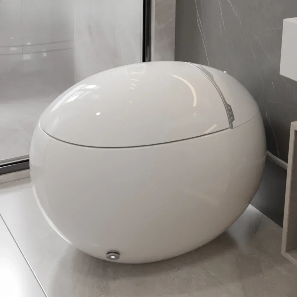 factory direct sales Luxury One-Piece Smart Toilet with Egg-Shape Design White Foot Flush & Remote Control Shaped Water Closet
factory direct sales Luxury One-Piece Smart Toilet with Egg-Shape Design White Foot Flush & Remote Control Shaped Water Closet
