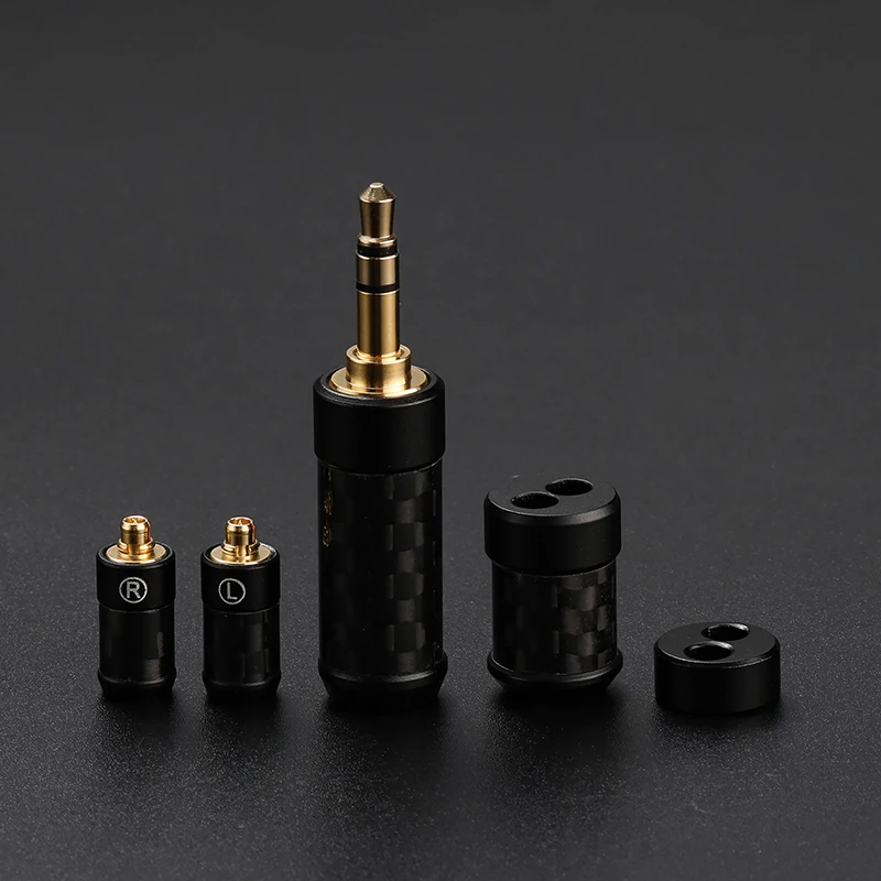 All black carbon fiber + splitter 6.0 hole + slide cover + mmcx + 4.4 balanced mm 3.5mm 2.5mm DIY headphone cable accessories
All black carbon fiber + splitter 6.0 hole + slide cover + mmcx + 4.4 balanced mm 3.5mm 2.5mm DIY headphone cable accessories