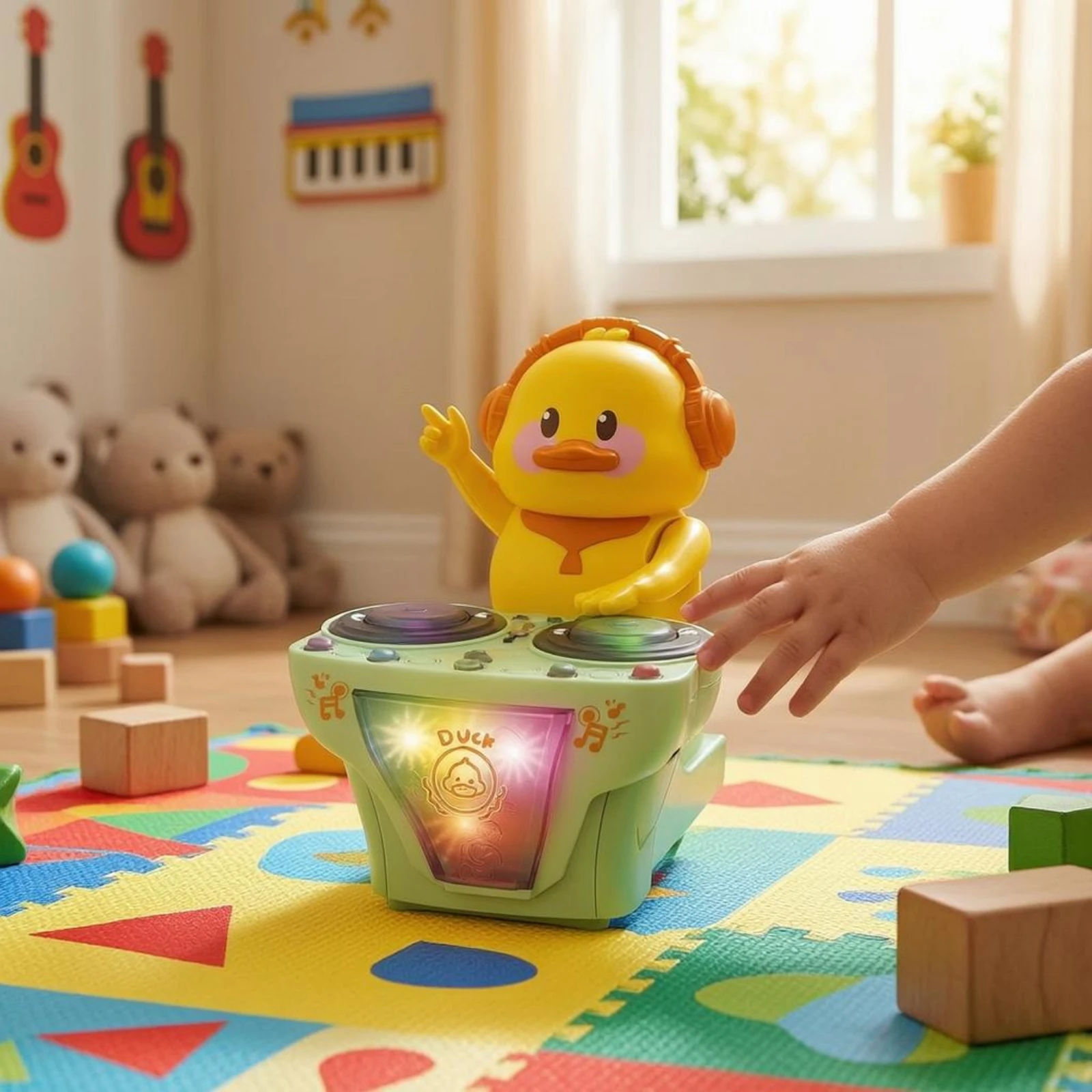 Duck DJ Toy Turntable-Style Light-up Duck Toy Battery-Powered Music
Duck DJ Toy Turntable-Style Light-up Duck Toy Battery-Powered Music