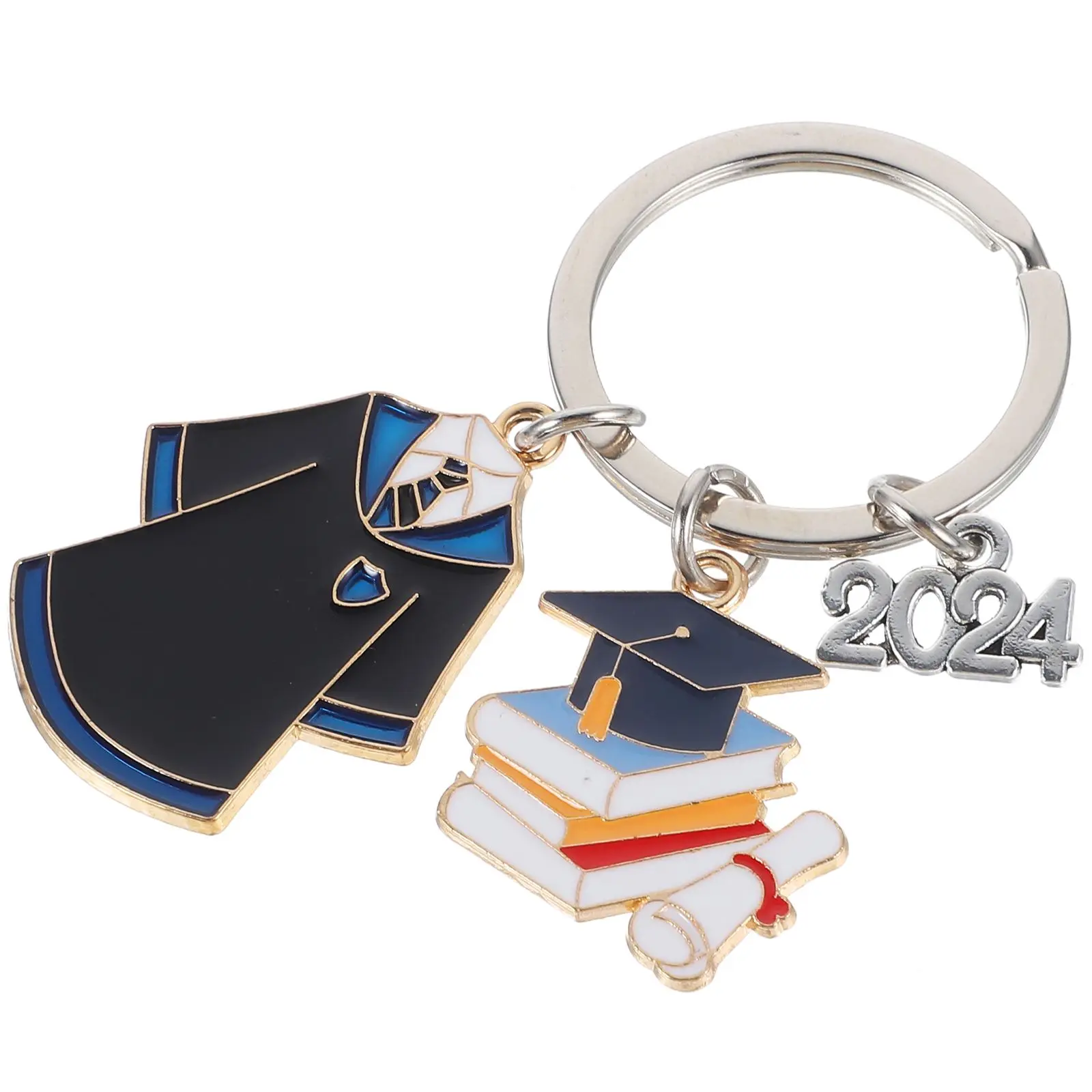 2024 Graduation Keychains Bulk Gifts For College Zinc Alloy Lightweight Compact Size Backpack Charms Key Ring Accessories
2024 Graduation Keychains Bulk Gifts For College Zinc Alloy Lightweight Compact Size Backpack Charms Key Ring Accessories