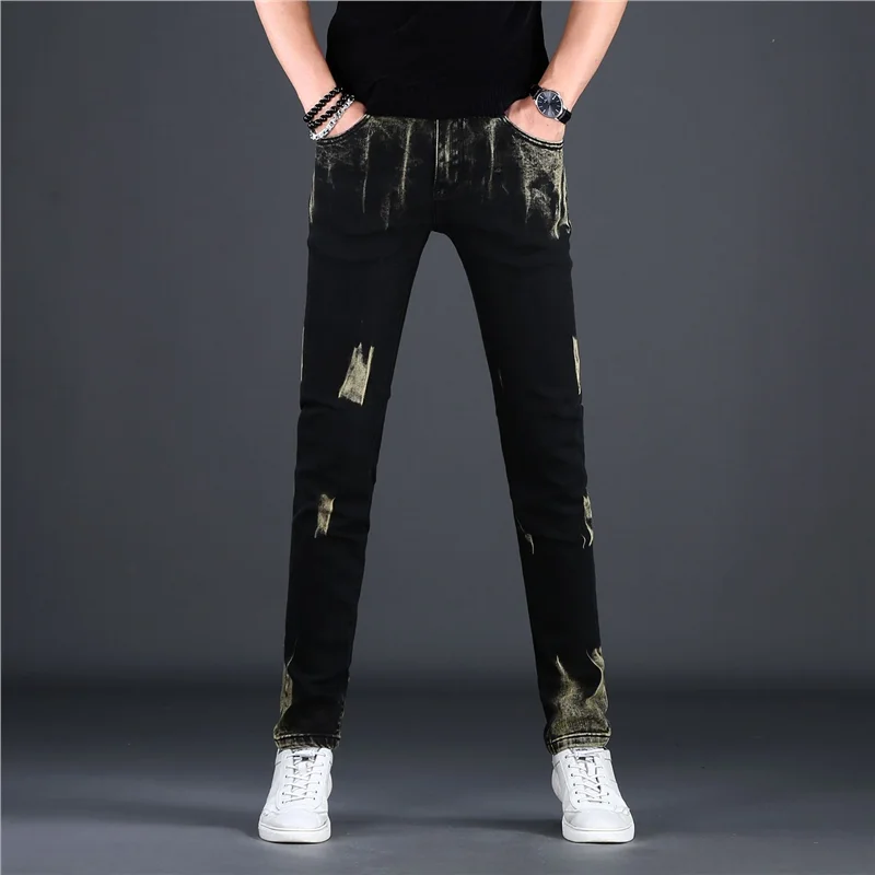 Мужские повседневные джинсы Bla Distred: модные, облегающие, для отдыха, осенне-зимняя новинка, с низкой посадкой
Мужские повседневные джинсы Bla Distred: модные, облегающие, для отдыха, осенне-зимняя новинка, с низкой посадкой