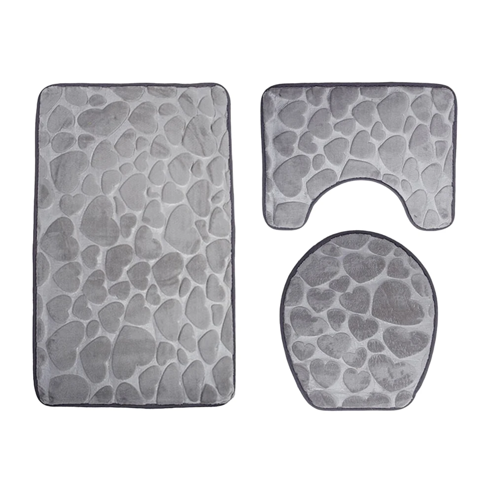 3-Piece Toilet Set Bathroom Nonslip Mats Seat Lid Cover 38x43cm Soft Water Absorption Durability Safety Use Bath Footstool Home
3-Piece Toilet Set Bathroom Nonslip Mats Seat Lid Cover 38x43cm Soft Water Absorption Durability Safety Use Bath Footstool Home