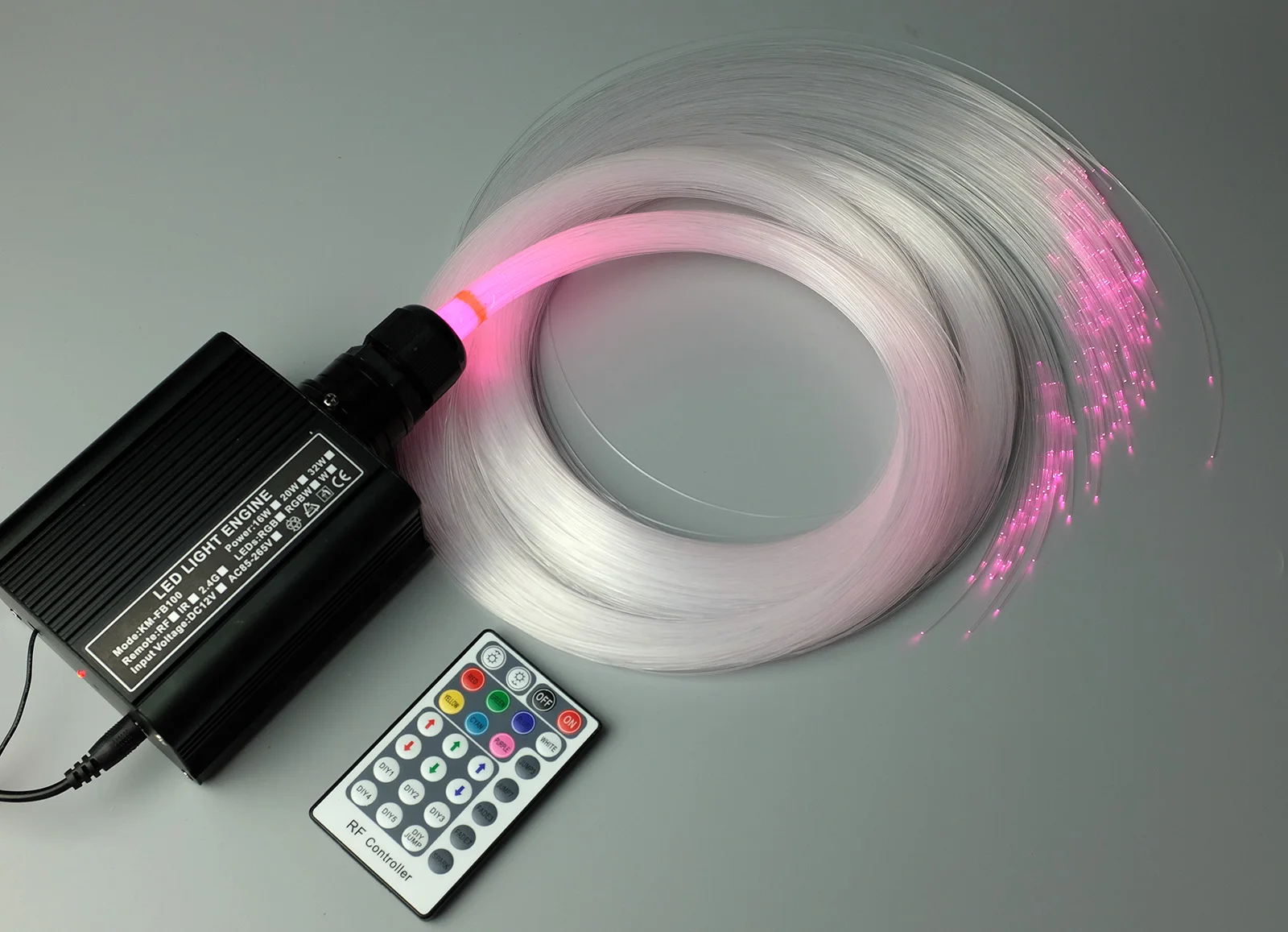 Star Fiber Optic Light Kit Magic Glaxy Ceiling Personal Home Theater Roof 16W LED Remote 5M*1mm*150PCS Remote Control RGBW 16W
Star Fiber Optic Light Kit Magic Glaxy Ceiling Personal Home Theater Roof 16W LED Remote 5M*1mm*150PCS Remote Control RGBW 16W